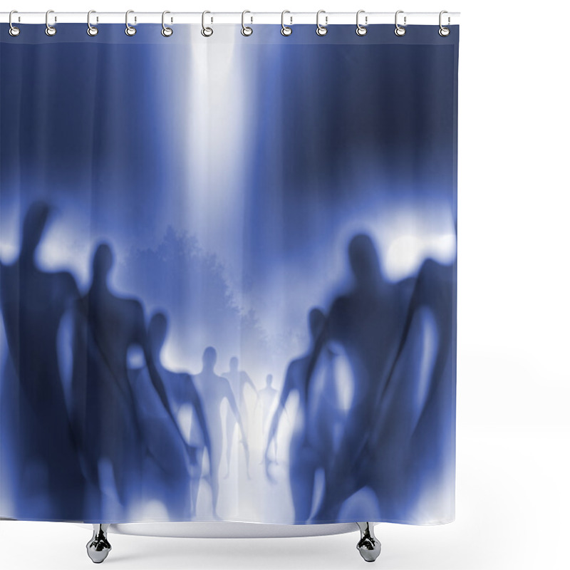 Personality  Anonymous Beings Shower Curtains