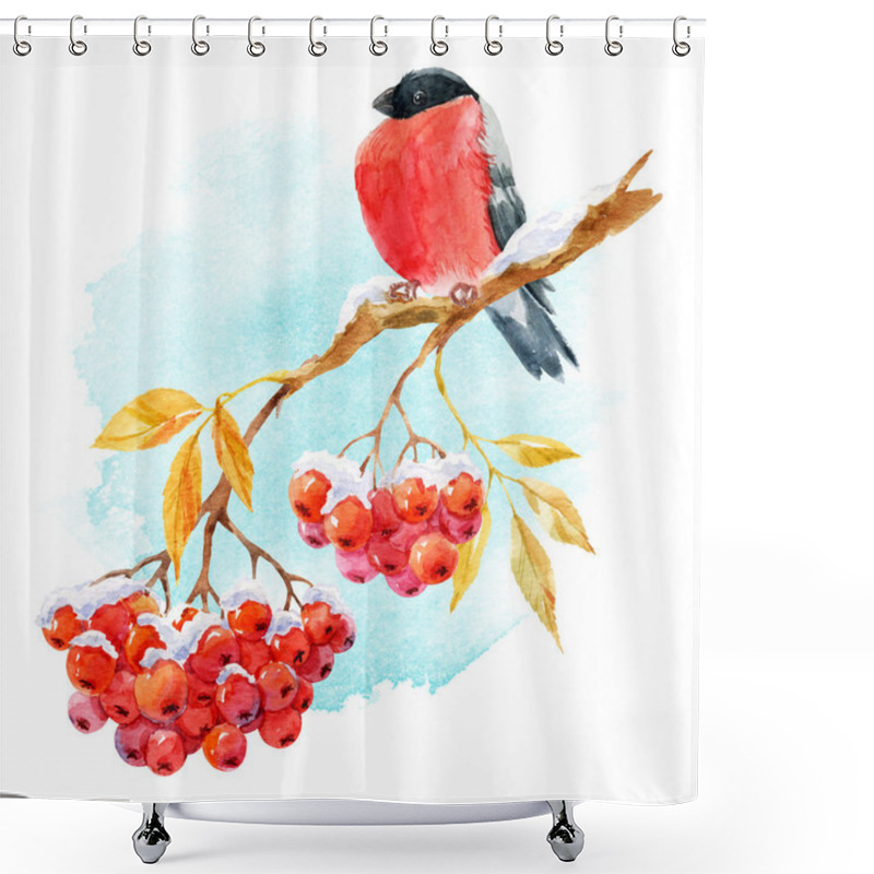 Personality  Bullfinch And Rowan Shower Curtains