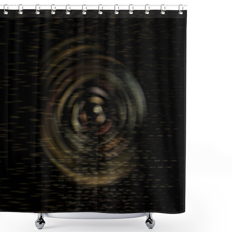 Personality  Abstract Pattern Of Spiral Light Background. Shower Curtains