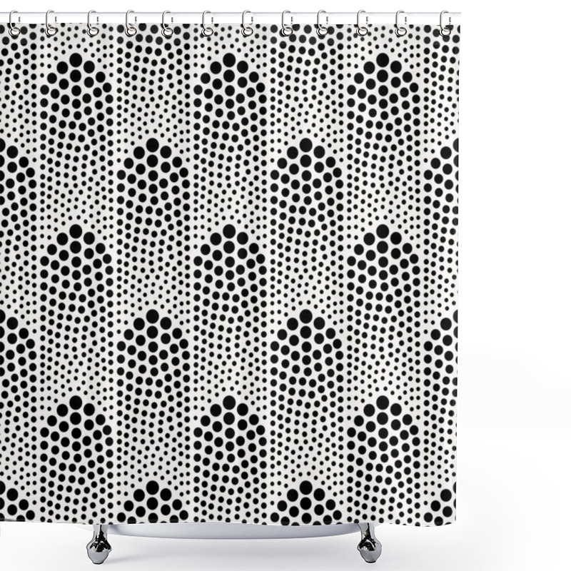 Personality  Dotted Pattern Shower Curtains