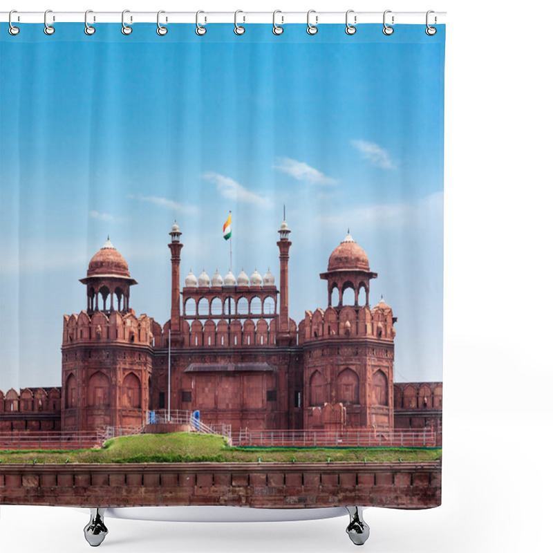 Personality  Red Fort (Lal Qila). Delhi, India Shower Curtains