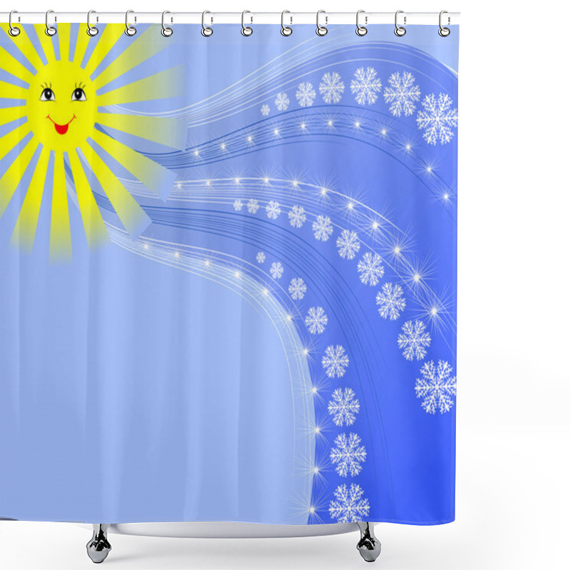 Personality  Winter Shower Curtains