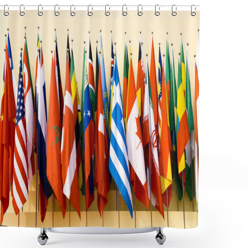 Personality  International Flags Shower Curtains