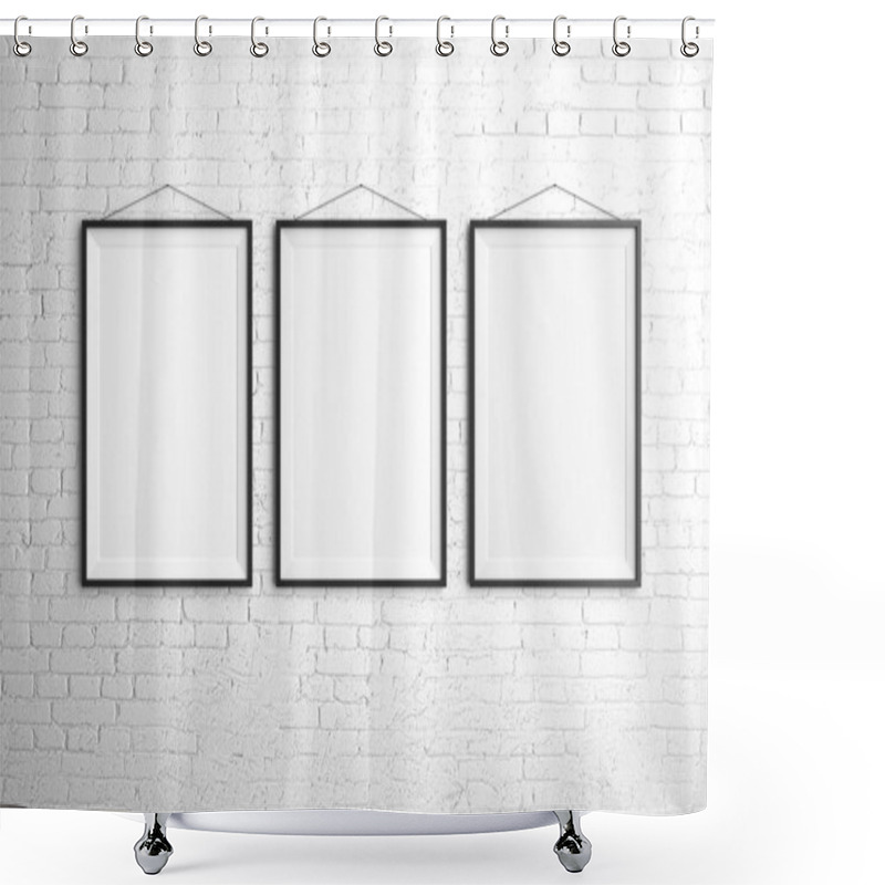 Personality  Three Frames Shower Curtains