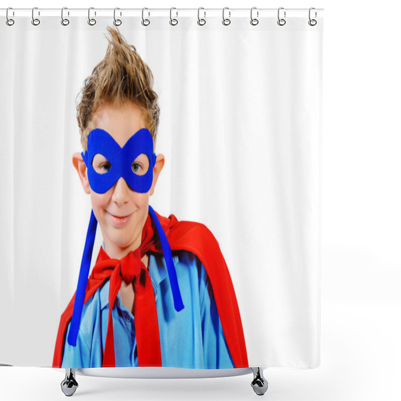 Personality  Hero Boy, Playing. Shower Curtains