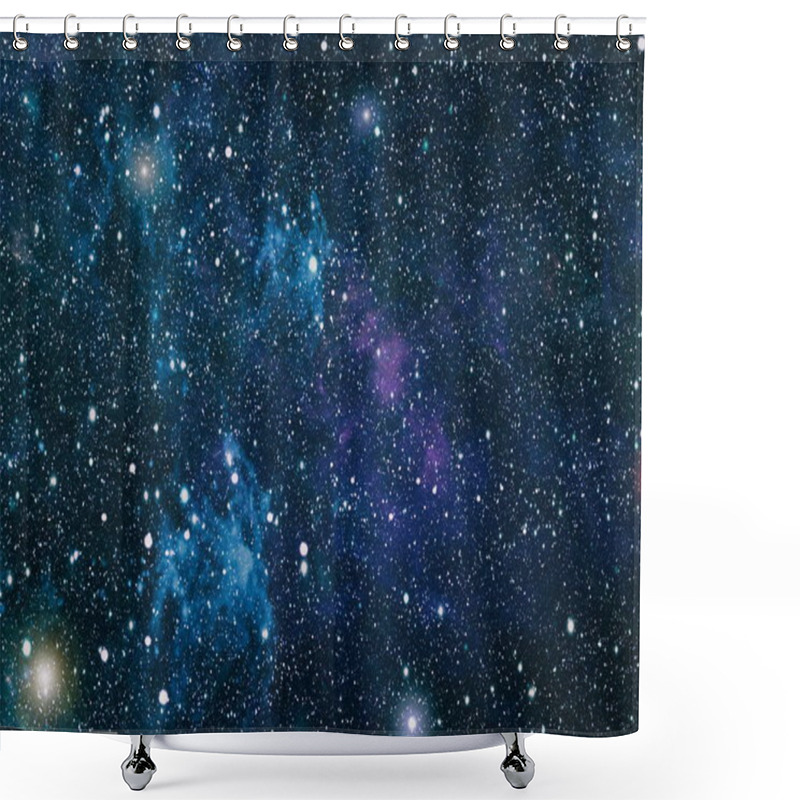 Personality  Futuristic Abstract Space Background. Night Sky With Stars And Nebula. Elements Of This Image Furnished By NASA Shower Curtains