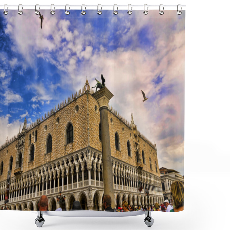 Personality  The Piazzetta In Venice In Northern Italy Shower Curtains