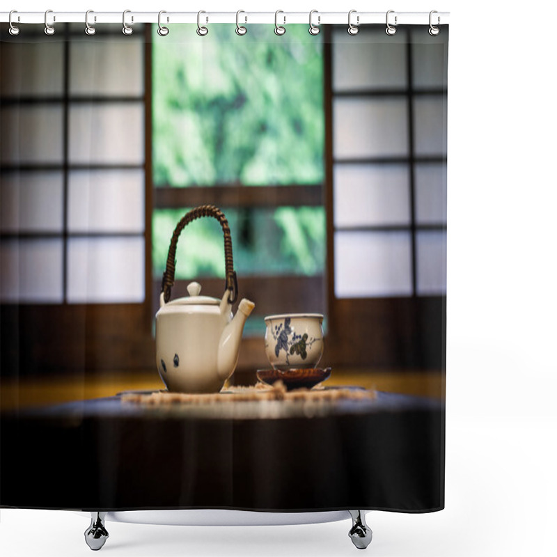 Personality  Japanese Tea Ceremony Shower Curtains