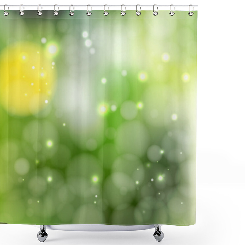 Personality  Defocused Blurred Backdrop Shower Curtains