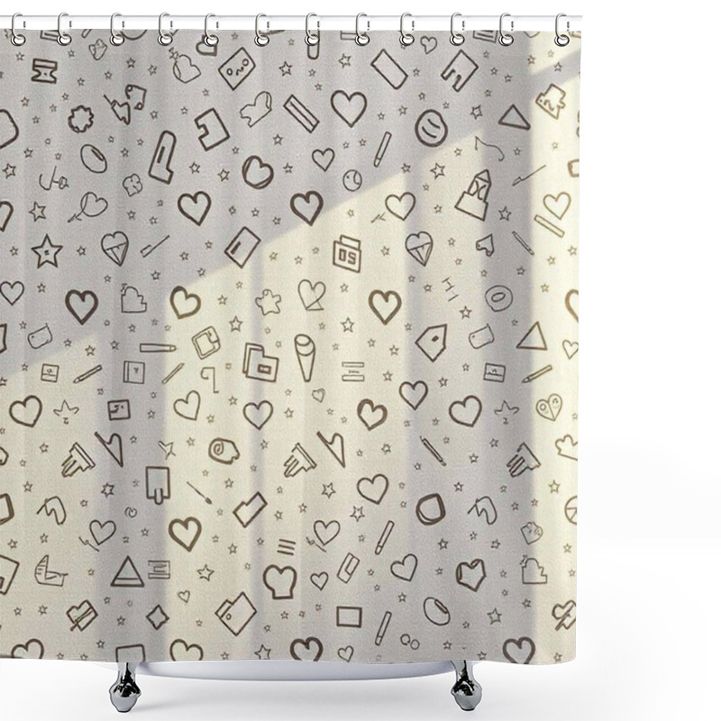 Personality  Abstract Organic Pattern Design Seamless Pattren Geometric Pattern Jaguar Pattern  Shower Curtains