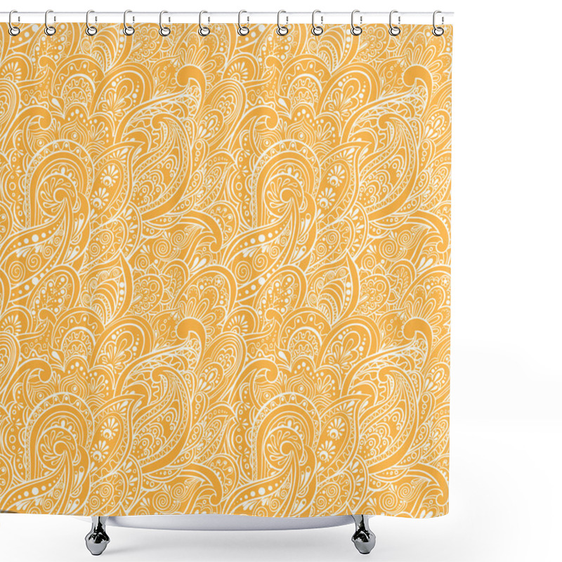 Personality  Paisley Seamless Pattern Shower Curtains