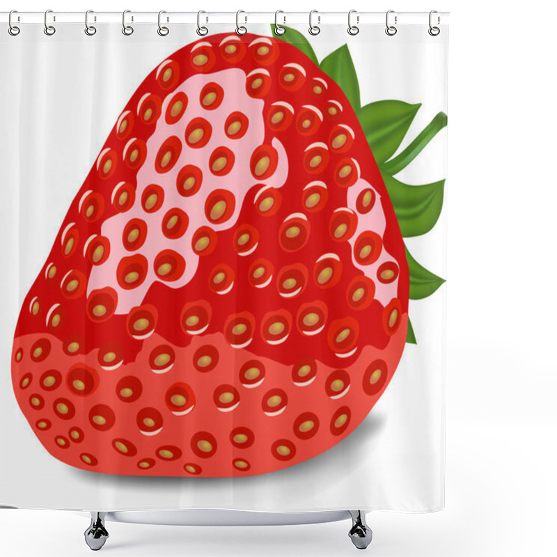 Personality  Strawberry Shower Curtains