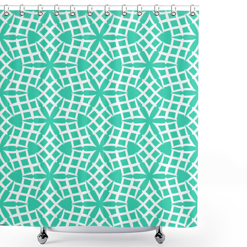 Personality  Geometric Pattern Shower Curtains