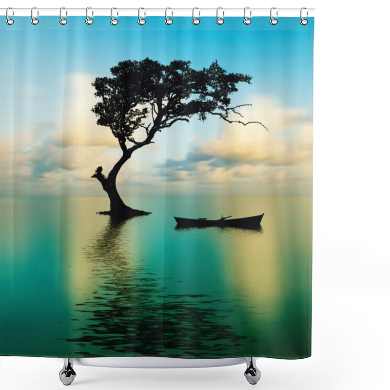 Personality  Beautiful Nature Landscape Shower Curtains