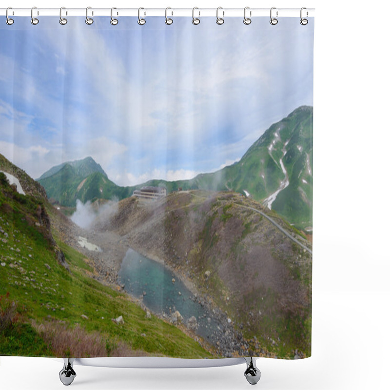 Personality  Landscape Of Northern Japan Alps Shower Curtains