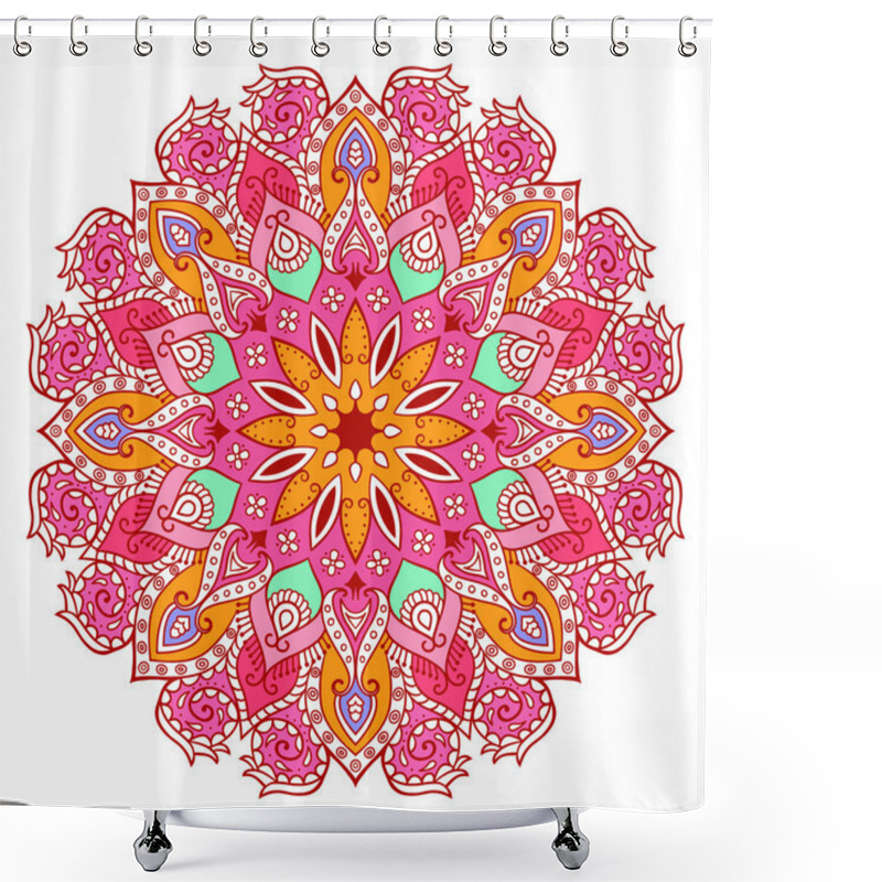 Personality  Decor Floral Mandala Shower Curtains