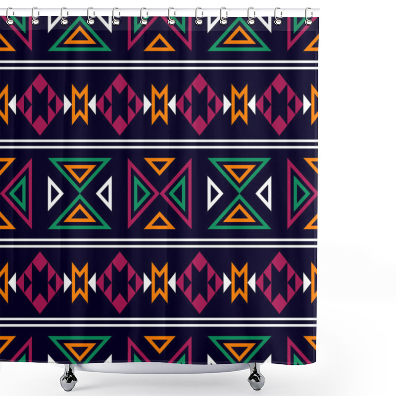 Personality  Seamless Aztec Pattern Shower Curtains