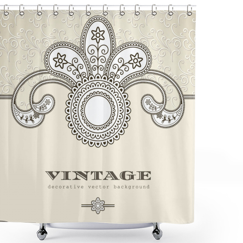 Personality  Floral Design Shower Curtains