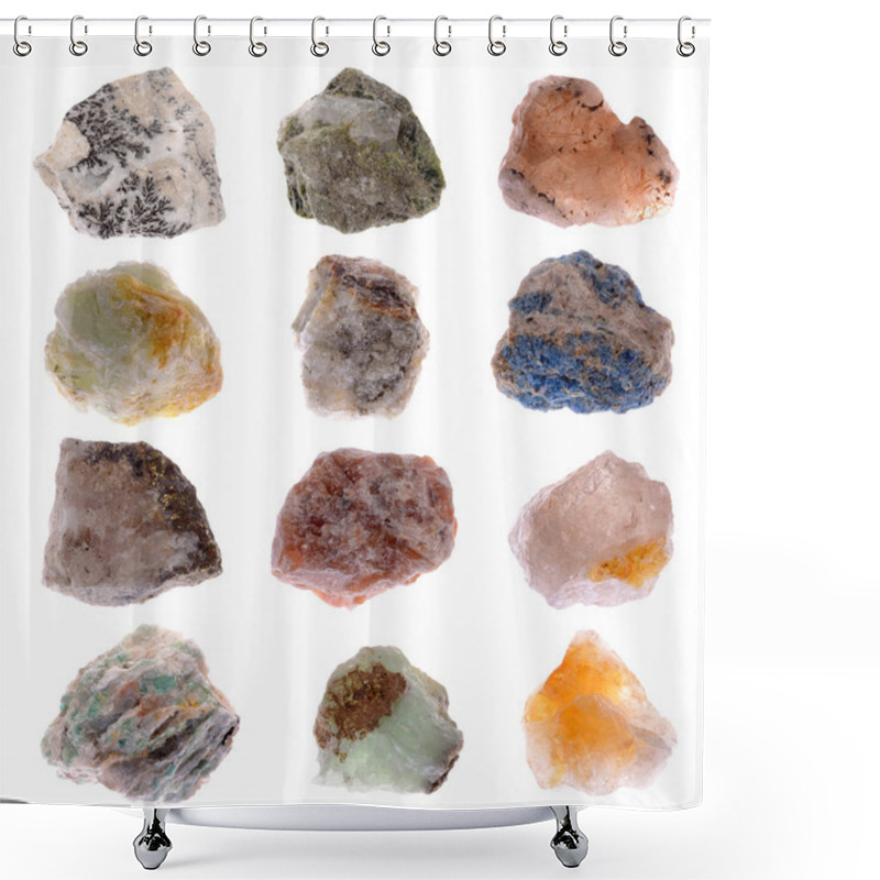 Personality  Mineral Collection Shower Curtains