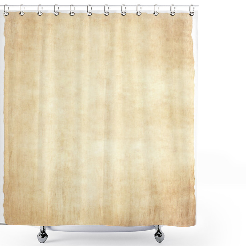 Personality  Bright Papyrus Paper Texture Shower Curtains