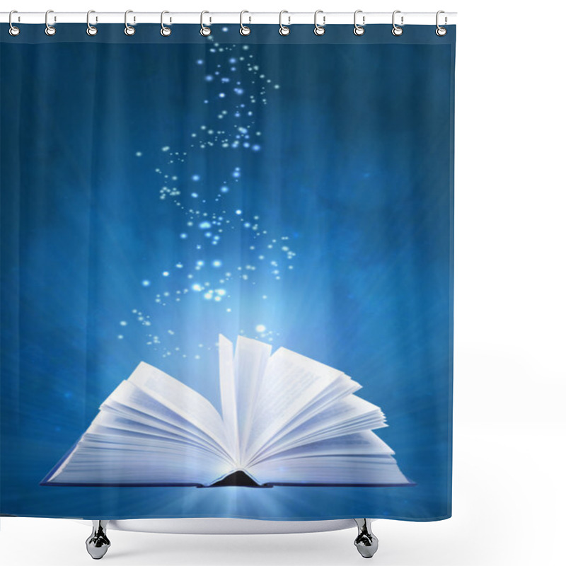 Personality  Magic Book Shower Curtains