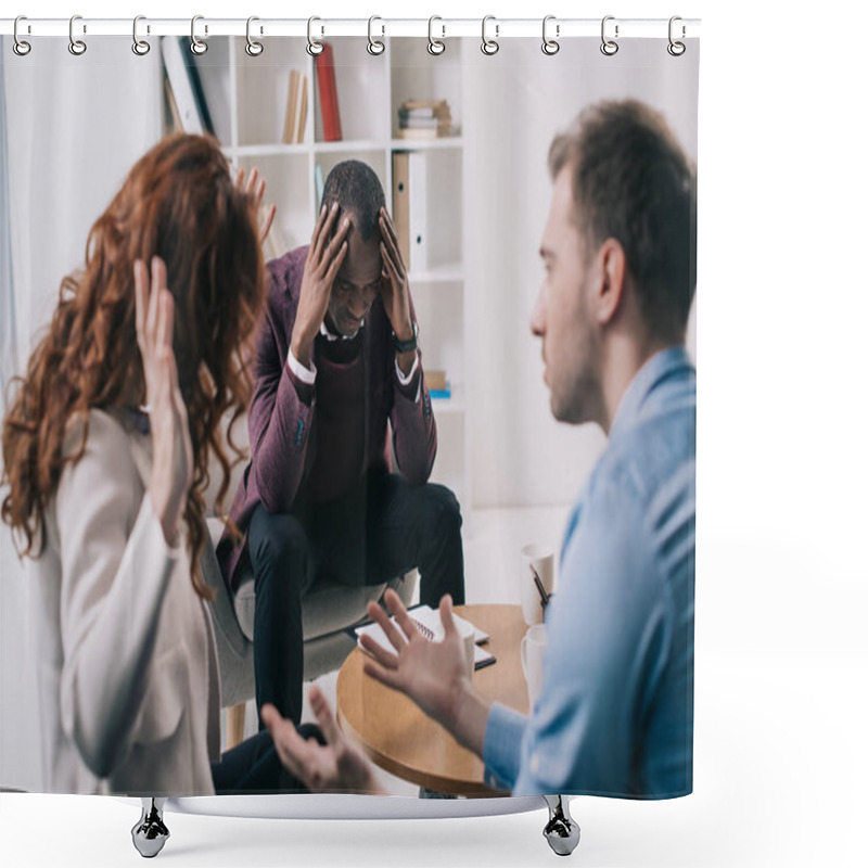 Personality  Divorce Shower Curtains