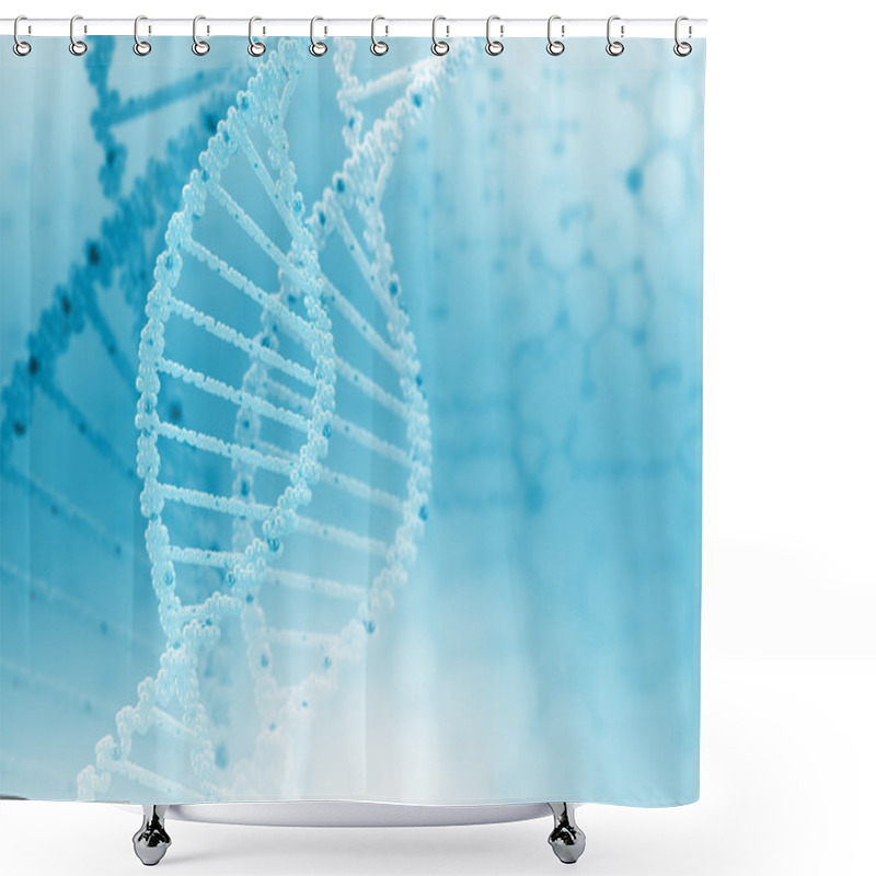 Personality  DNA Strand Shower Curtains