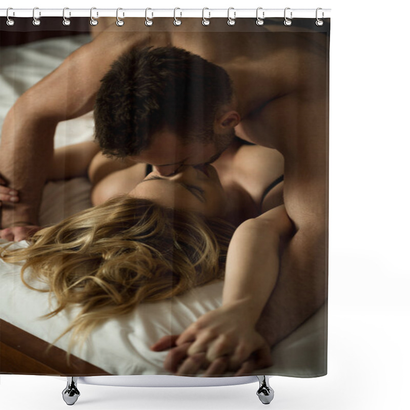 Personality  Lovers Having Sex Shower Curtains