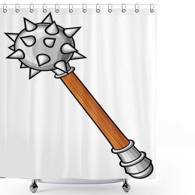 Personality  Medieval Mace Mace - Ancient Weapons Shower Curtains