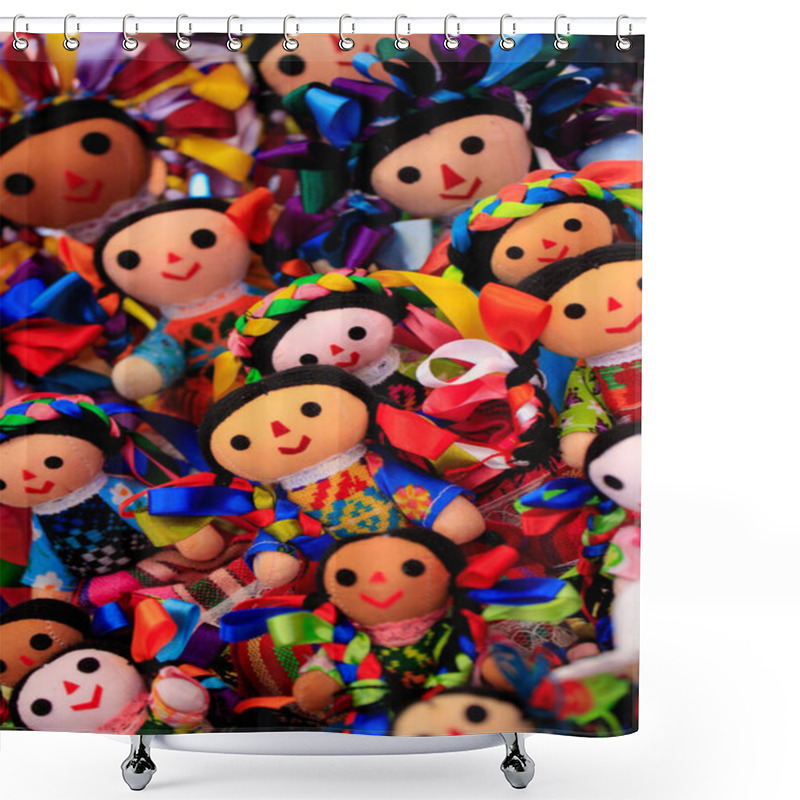 Personality  The Dolls Are Made Of Cloth And Are Dressed Similar To The Traditional Dress Of Mazahua Women, An Indigenous Group Found In The State Of Mexico And Michoacn. Shower Curtains