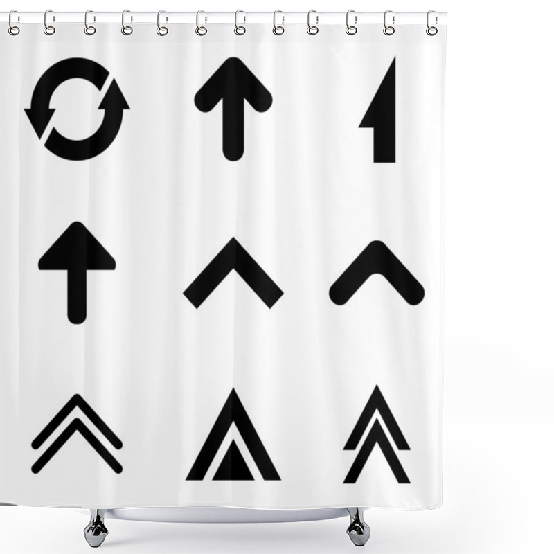 Personality  Arrows Collection Shower Curtains