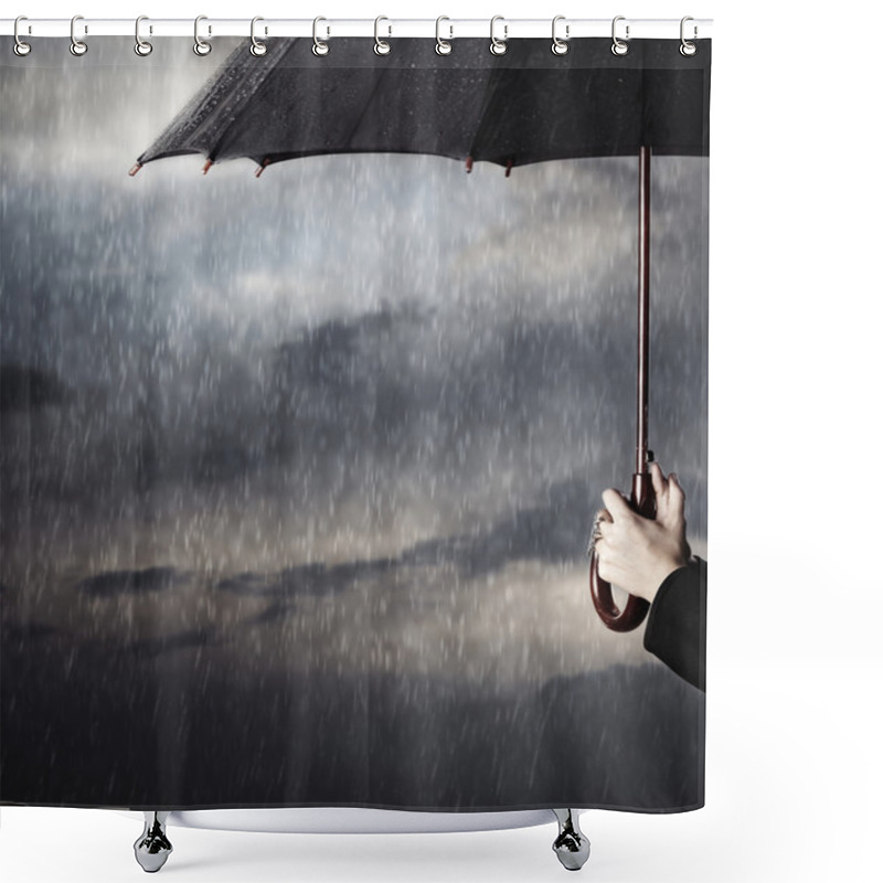 Personality  Raining Day Shower Curtains