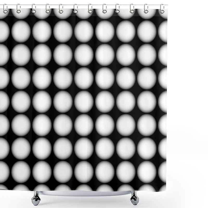 Personality  Polka Dots Abstract Pattern Shower Curtains