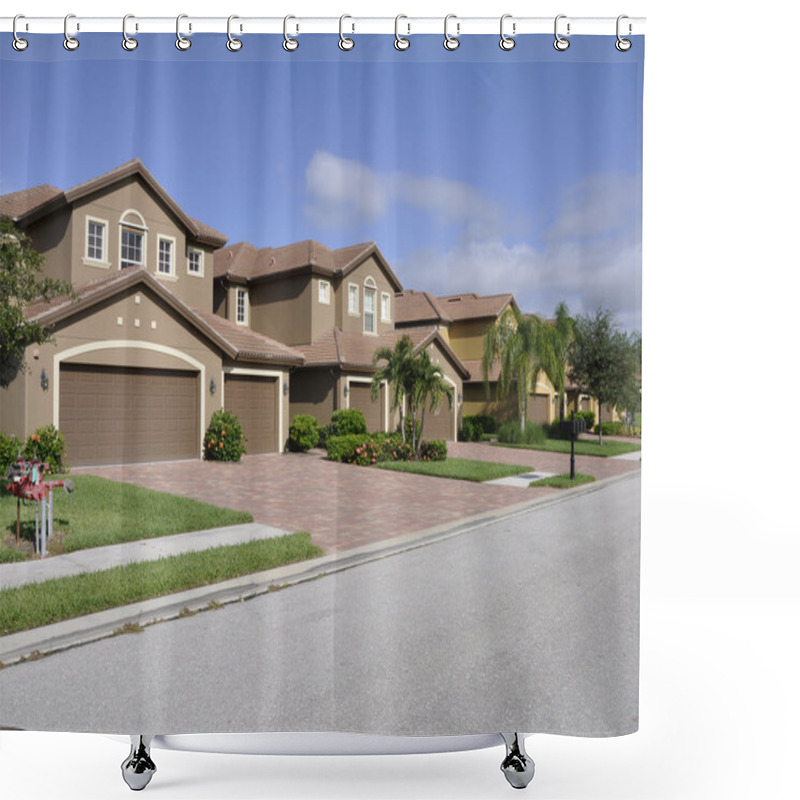 Personality  Typical Homes In Naples Florida Shower Curtains