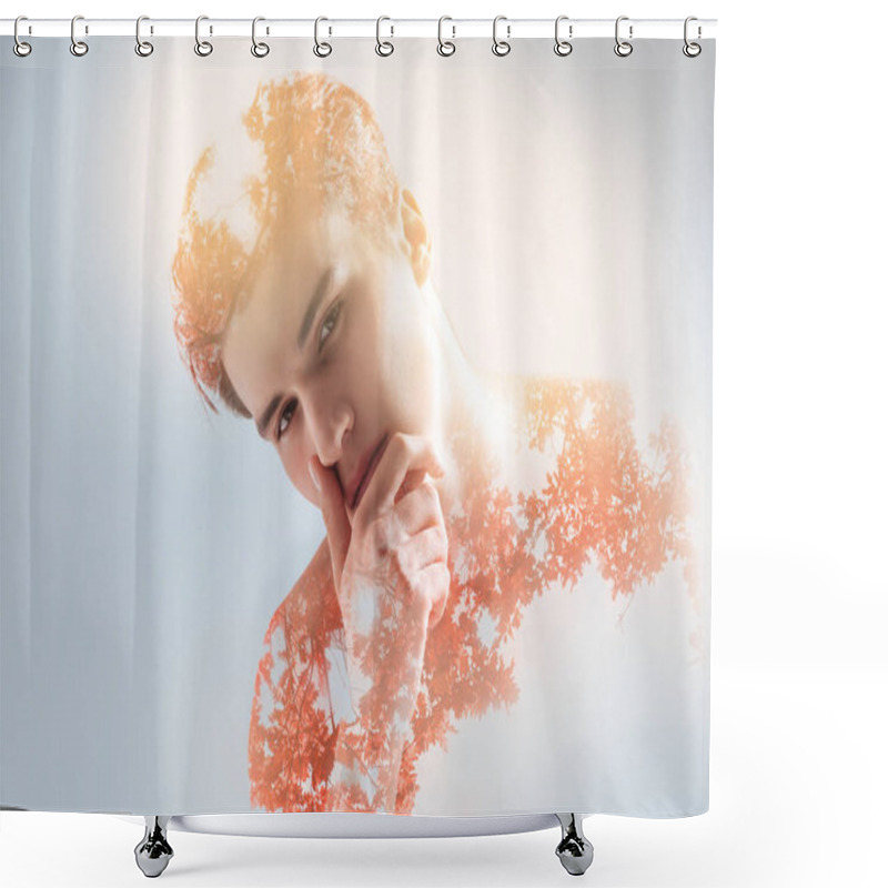 Personality  Pleasant Cute Developing New Approach Shower Curtains