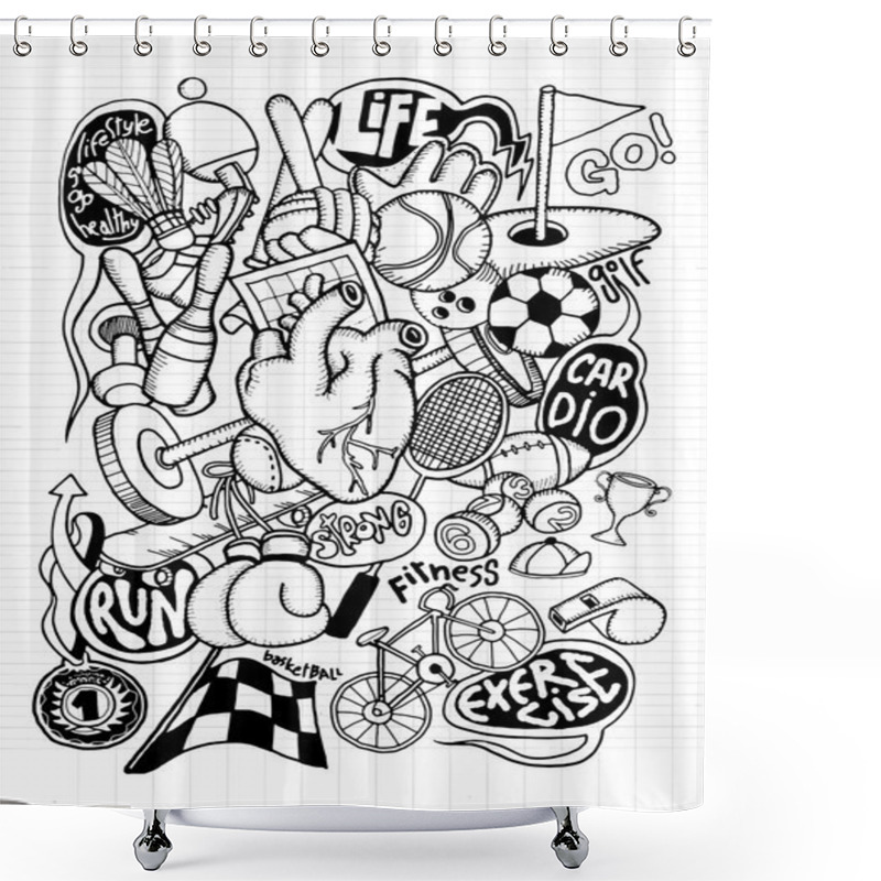 Personality  Print Shower Curtains