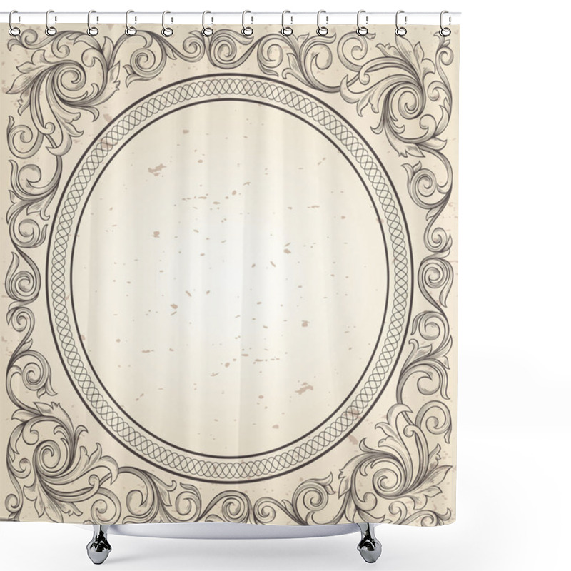 Personality  Decorative Frame Shower Curtains