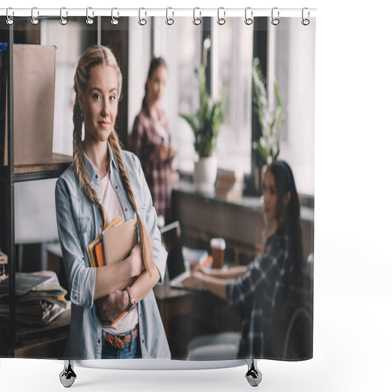 Personality  Students Studying Together  Shower Curtains