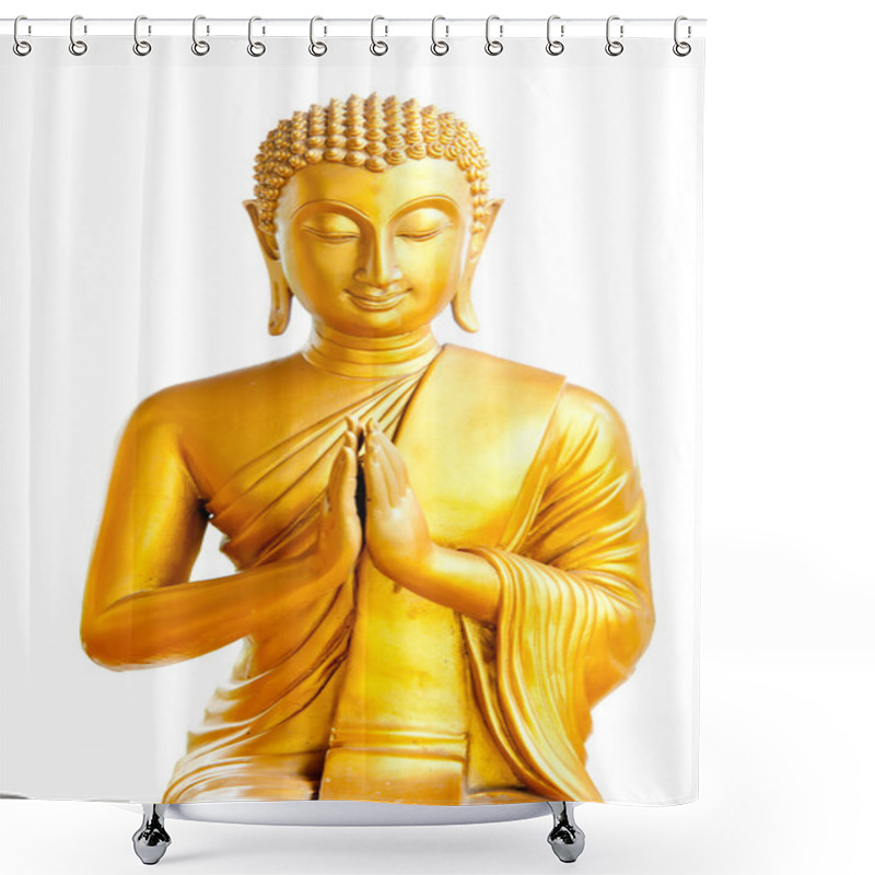 Personality  Buddha Statue Shower Curtains