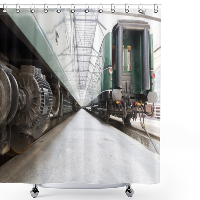 Personality  Passenger Trains Transmission Detail Shower Curtains