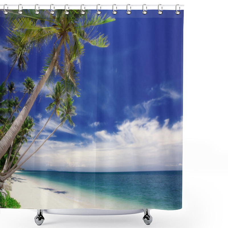 Personality  Beachpalm Shower Curtains