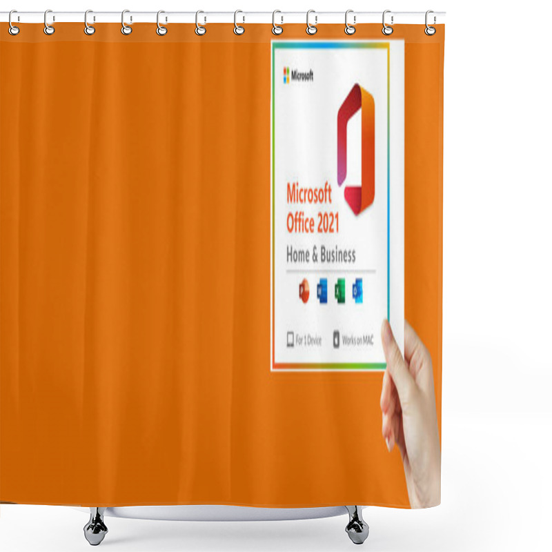 Personality  Microsoft Office 2021 Home & Business For MAC Product Shower Curtains