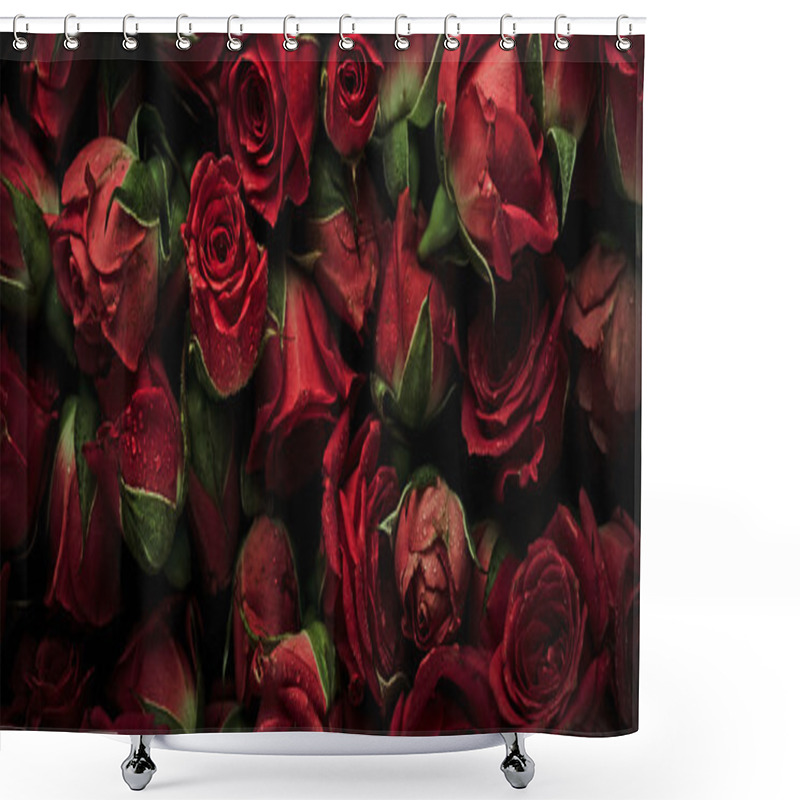 Personality  Beautiful Rose Flowers   Shower Curtains