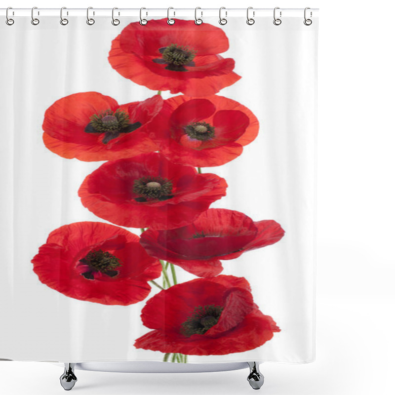 Personality  Poppy Shower Curtains