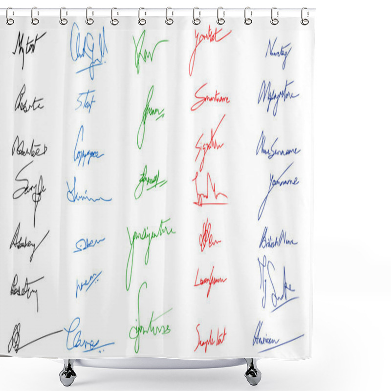 Personality  Imagery Signature Shower Curtains