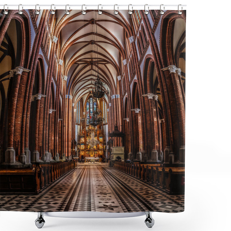 Personality  Cathedral Basilica In Bialystok Shower Curtains