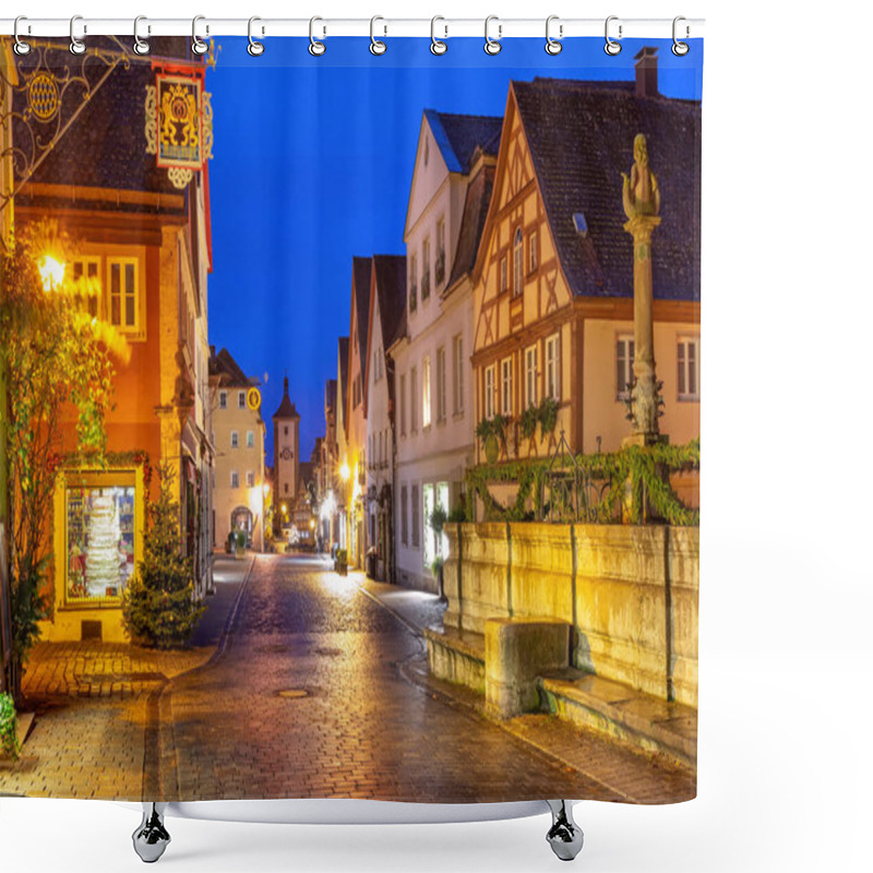 Personality  Christmas Rothenburg Ob Der Tauber, Germany Shower Curtains