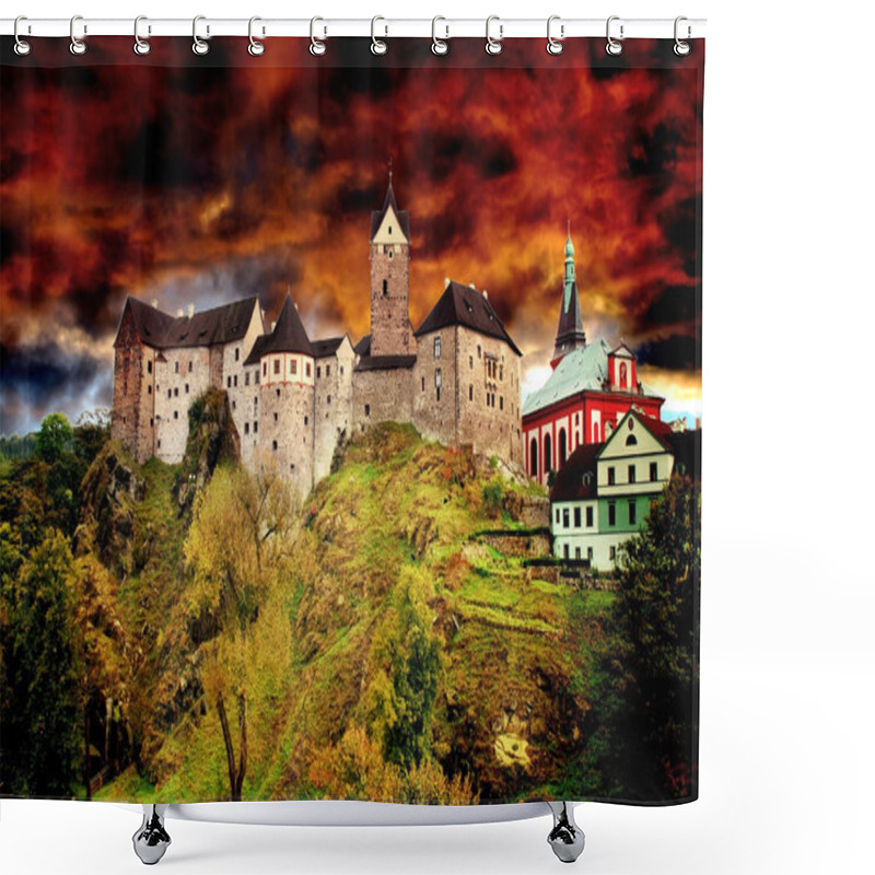 Personality  Fantastic Castle Shower Curtains