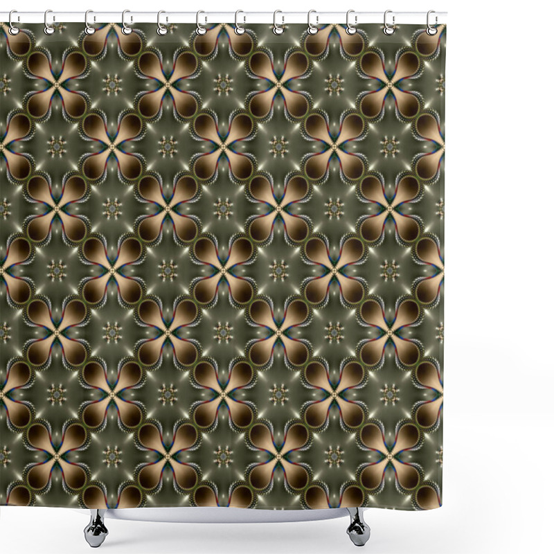 Personality  Digital Artwork, Geometric Texture, Abstract Background  Shower Curtains