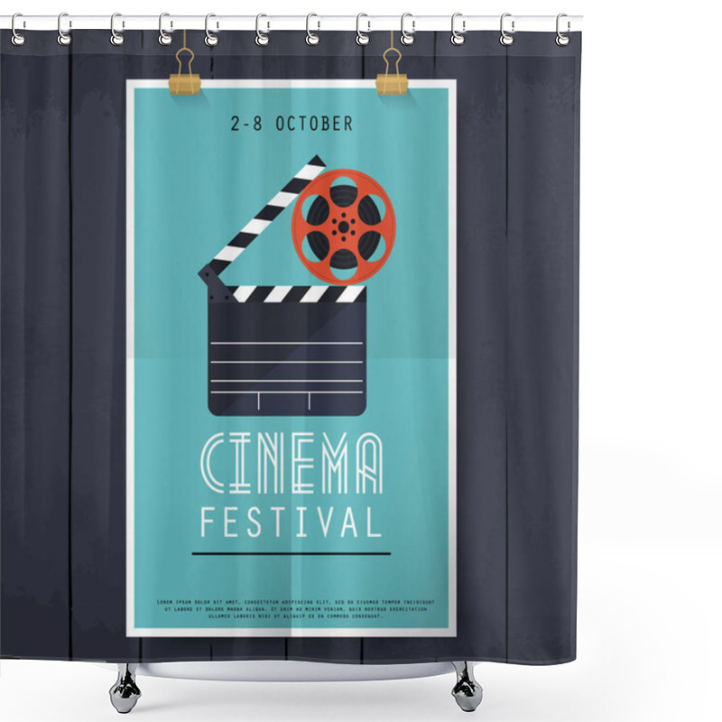 Personality  Movie Cinema Festival Poster Shower Curtains